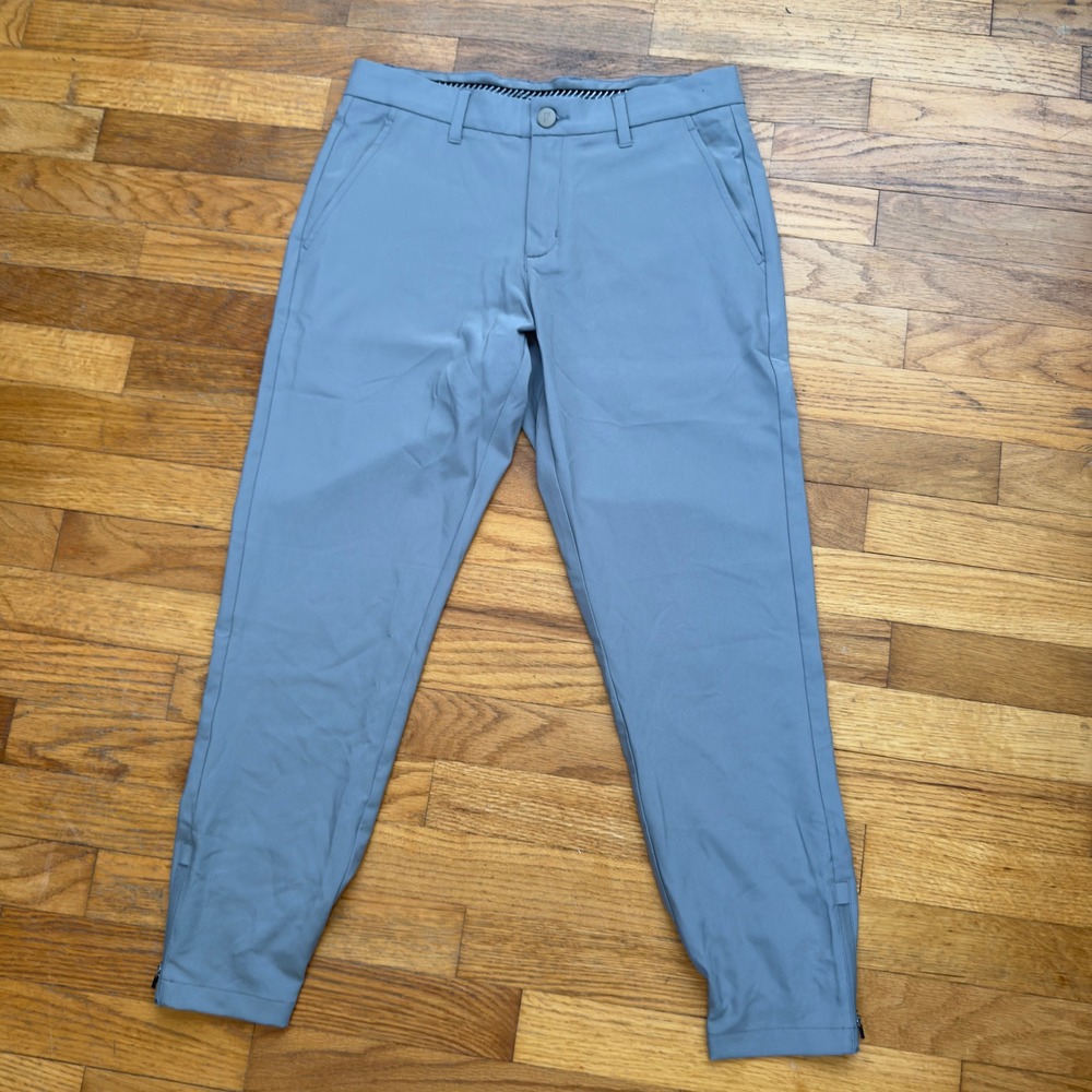 Primo Golf Pants Mens 30 Short Gray Tapered Joggers Performance Stretch